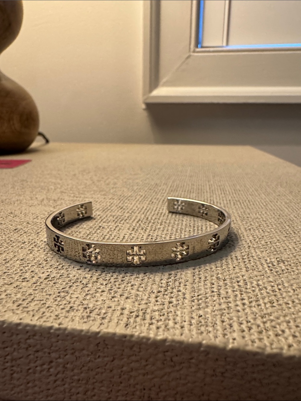 Tory Burch Silver-time Cuff Bracelet